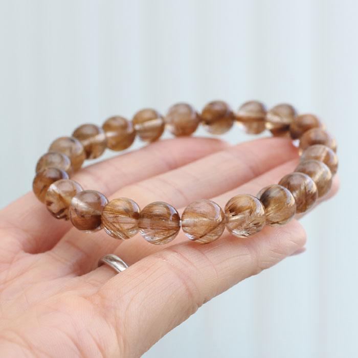 現品お届け！】タイガールチルクォーツ ブレスレット 約8.5mm