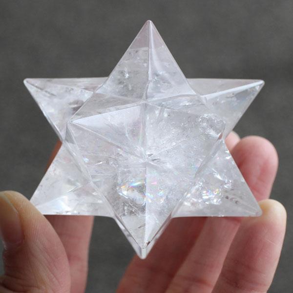 アステロイド 天然レインボー水晶 約133g 原石 パワーストーン | 数珠 パワーストーン はな花 | 01