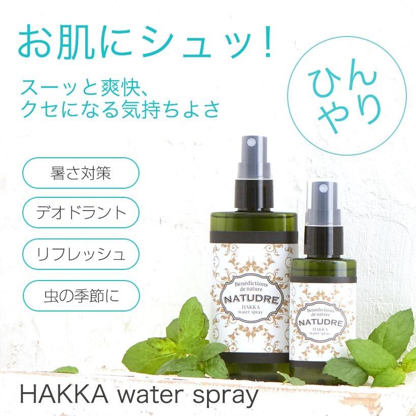 ひんやり涼感！天然 ハッカスプレー ハッカウォータースプレー 100mL ナチュドール ハッカ油スプレー ミント ハッカ油 はっか 日本製｜nenrin-lab｜02