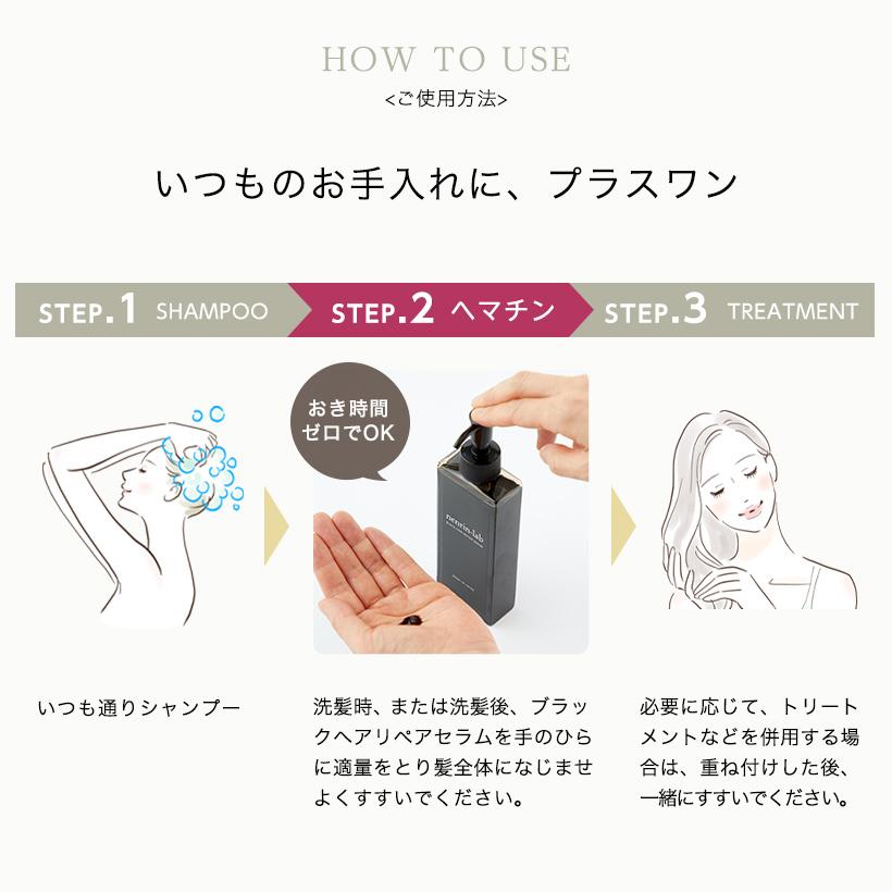 nenrin-lab（ネンリンラボ） 【4本セット】ヘマチン 美容液 ブラック