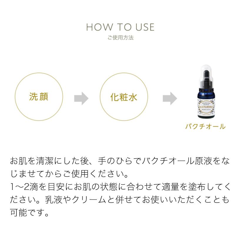 NATUDRE（ナチュドール） バクチオール 5％配合 バクチオール 混合原液