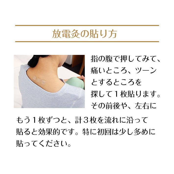 放電灸 1箱[4シート24枚入] 火を使わないタイプ ほうでんきゅう お灸