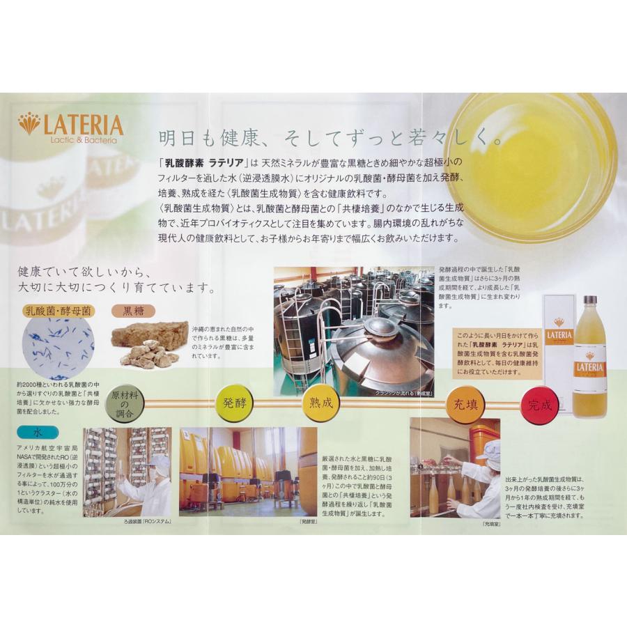 乳酸菌生成物質 ラテリア 900ml 乳酸 酵素 核酸 ドリンク 新日本酵素