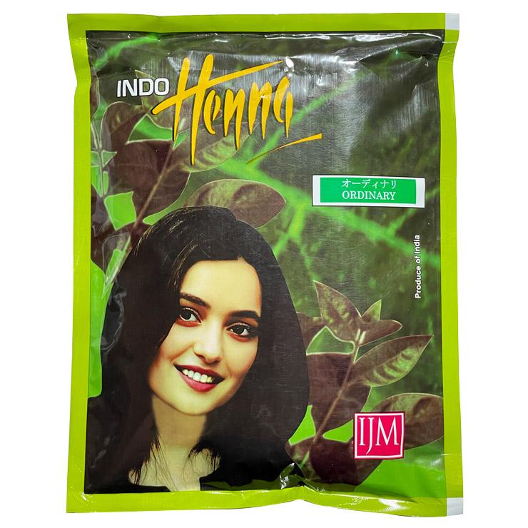 美容室専用インドヘナ500g　頭皮と髪のトリートメント インドヘナ オーディナリー 500g 白髪染め メール便 送料無料