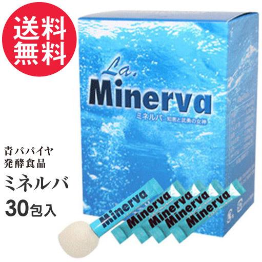発酵自然食品 ミネルバ 青パパイヤ発酵食品(3g×30包)＋2包おまけ 粉末 