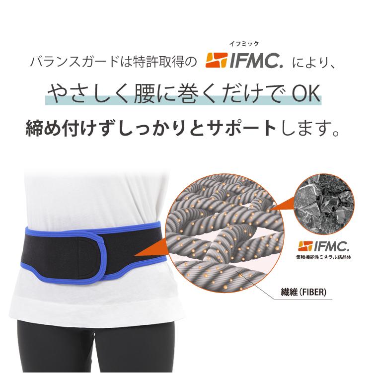 IFMC. イフミック バランスガード 腰ベルト 腰サポーター 日本製