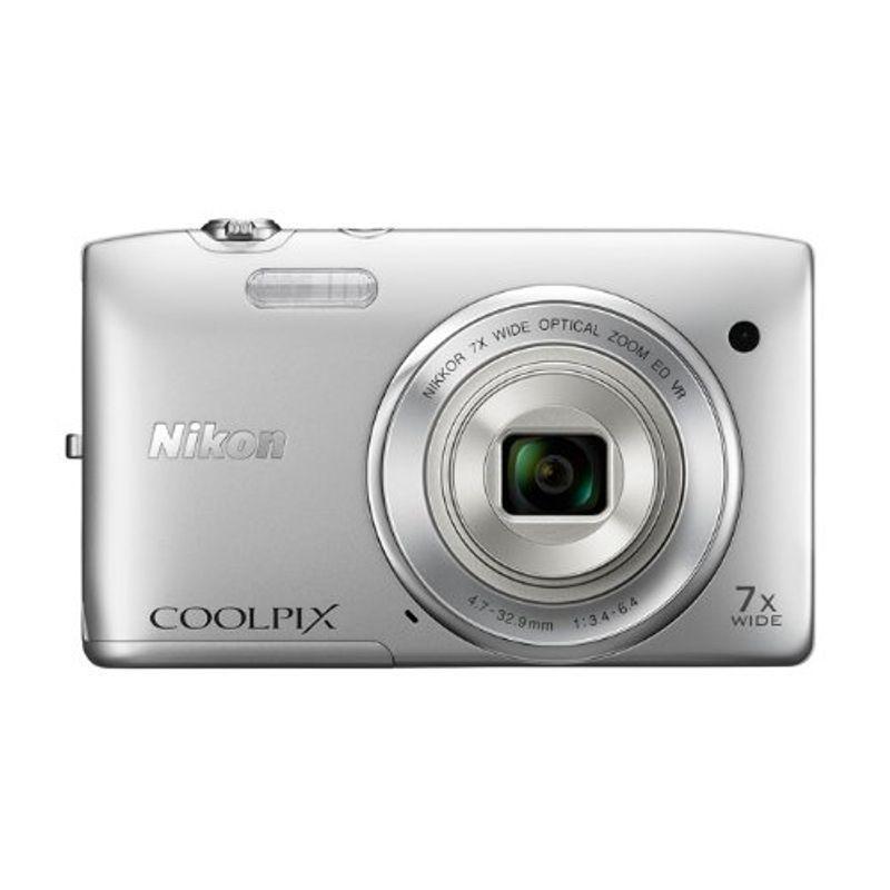 Nikon デジタルカメラ COOLPIX S3500 光学7倍ズーム 有効画素数 2005万画素 クリスタルシルバー S3500SL