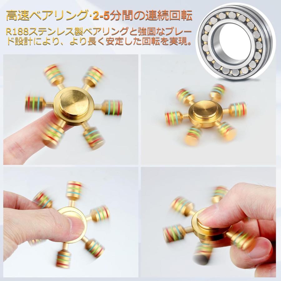 VOFOLEN ハンドスピナー ストレス解消 グッズ よく回る 民族 水道