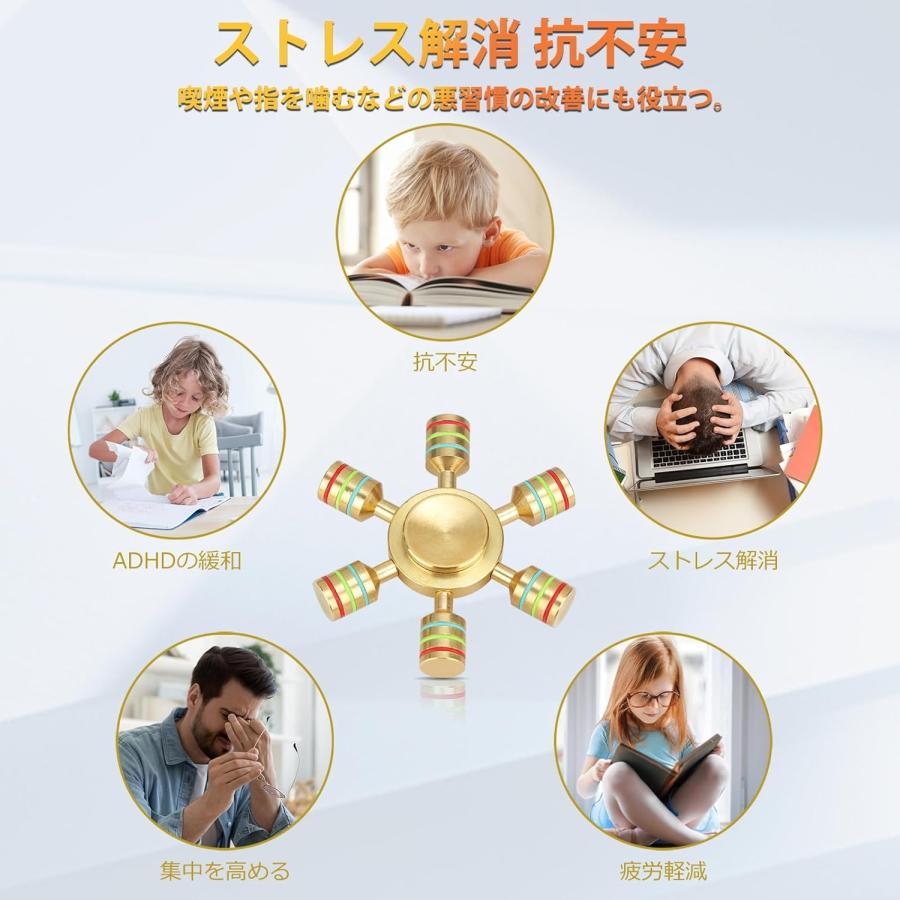 VOFOLEN ハンドスピナー ストレス解消 グッズ よく回る 民族 水道
