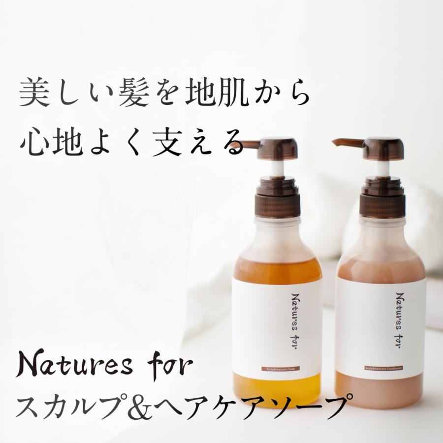 Naturesfor 公式 スカルプ＆ヘアケアソープ 石鹸シャンプー 400mL 1本｜neo-natural｜03