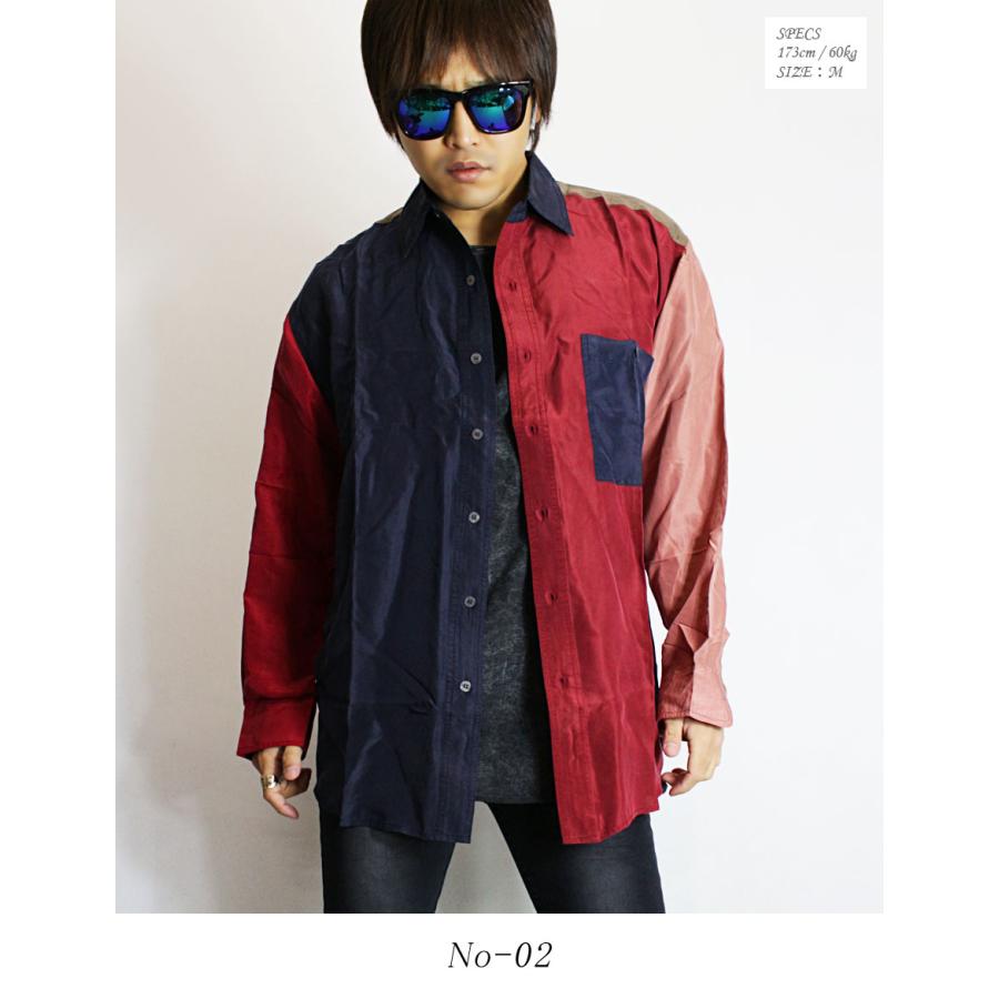 シルク100 ビッグシルエット 長袖シャツ メンズ M L Xl シルク シャツ 柄シャツ 切替し シルクシャツ ビッグシャツ 長袖 大きいサイズ Ls Stk 04 Neo Progre 通販 Yahoo ショッピング