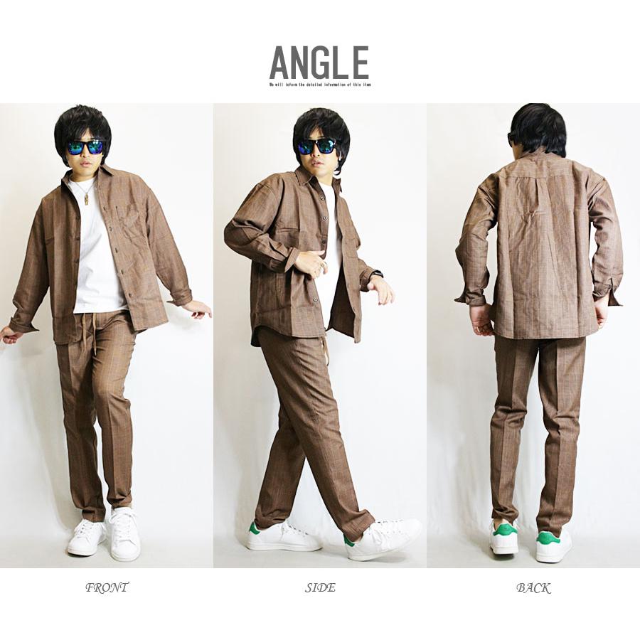 チェック シャツ セットアップ メンズ 上下 セット 上下セット スーツ チェックシャツ チェックパンツ スラックス チェック柄 ベージュ 韓国ファッション お洒落 Su Sto 09 Neo Progre 通販 Yahoo ショッピング