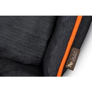 ルークラン P.L.A.Y ラウンジベッド アーバンデニム オレンジ Lサイズ 犬用ベッド 