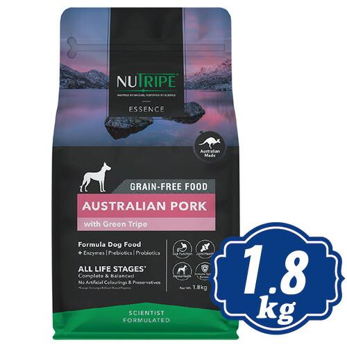 ニュートライプ ドッグ オーストラリアン ポーク＆グリーントライプ 1.8kg ドッグフード NUTRIPE【正規品】 tw