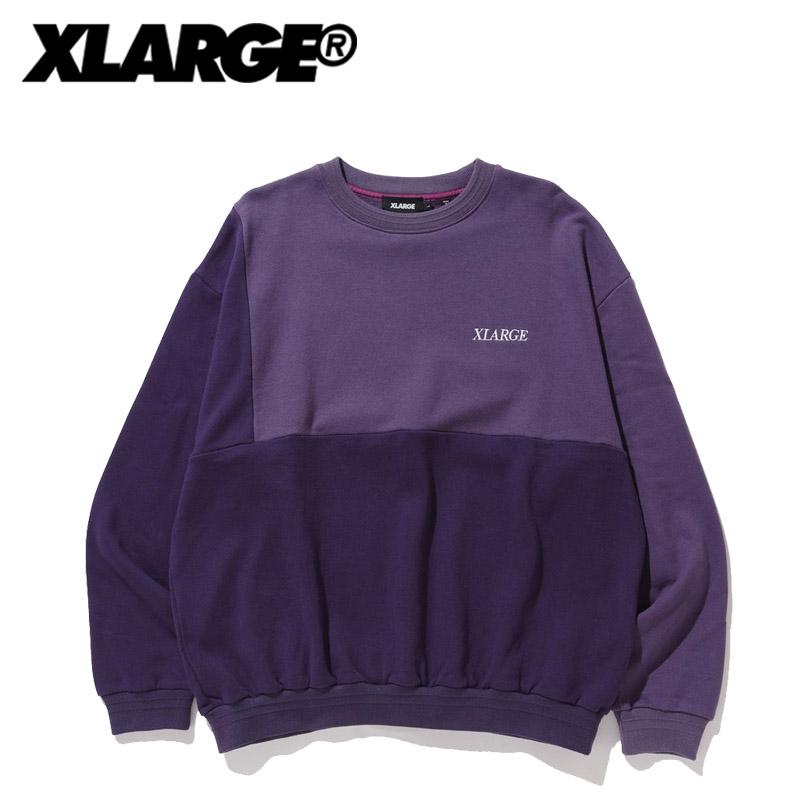 XLARGE エクストララージ X-LARGE PANELED CREWNECK SWEAT クルー 