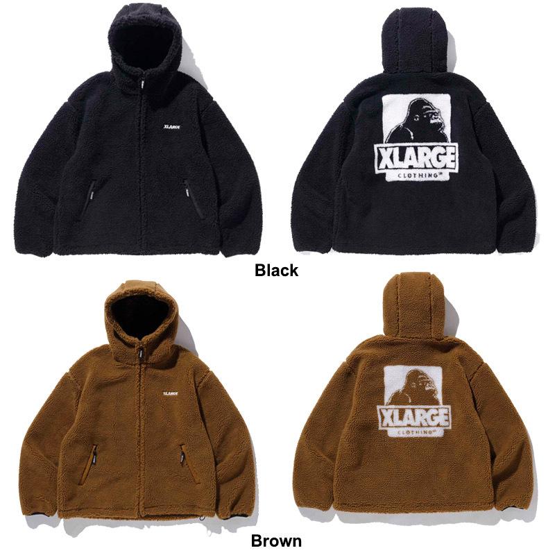 XLARGE エクストララージ X-LARGE BOA FLEECE ZIP-UP JACKET XLARGE エクストララージ X-LARGE BOA FLEECE ZIP-UP JACKET
