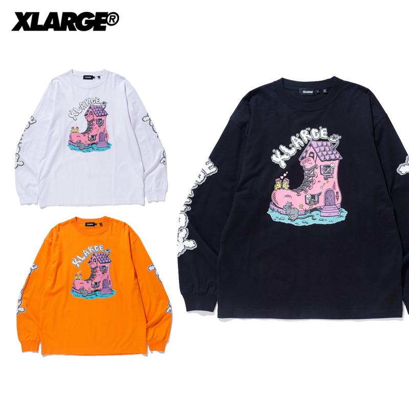 XLARGE エクストララージ BOOTS HOUSE L S TEE 長袖Tシャツ ロン XLARGE エクストララージ BOOTS HOUSE L S TEE 長袖Tシャツ ロン
