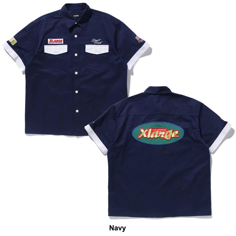 エクストララージ X-LARGE PIT S/S SHIRT ワークシャツ/半袖シャツ/カジュアル トップス[AA]｜neo｜05