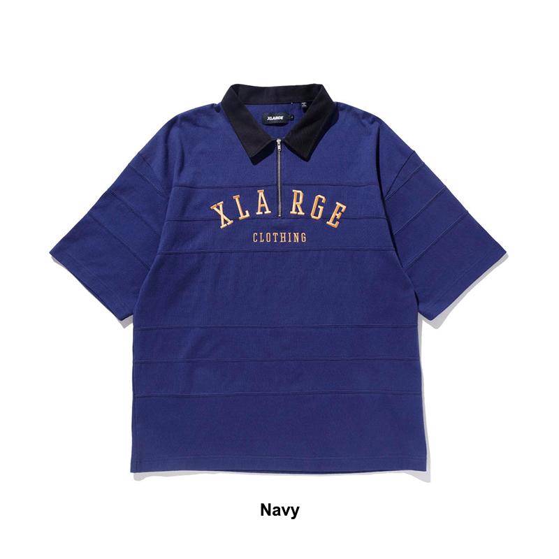 エクストララージ X-LARGE RUGBY ZIP S/S SHIRT ラガーシャツ ハーフジップ /半袖 カットソー/カジュアル トップス[AA]｜neo｜05