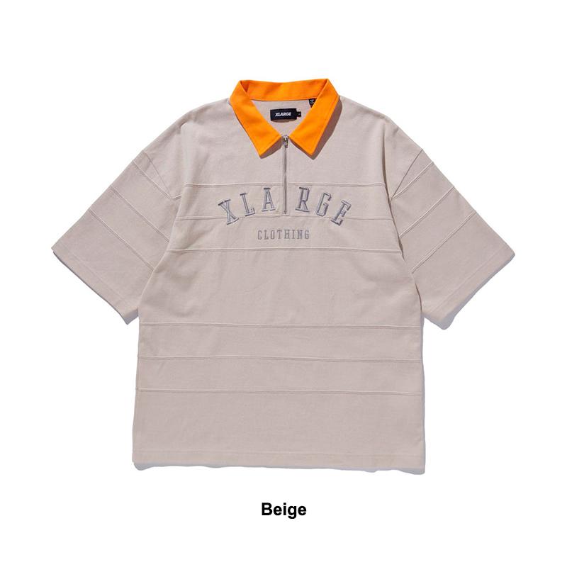 エクストララージ X-LARGE RUGBY ZIP S/S SHIRT ラガーシャツ ハーフジップ /半袖 カットソー/カジュアル トップス[AA]｜neo｜07