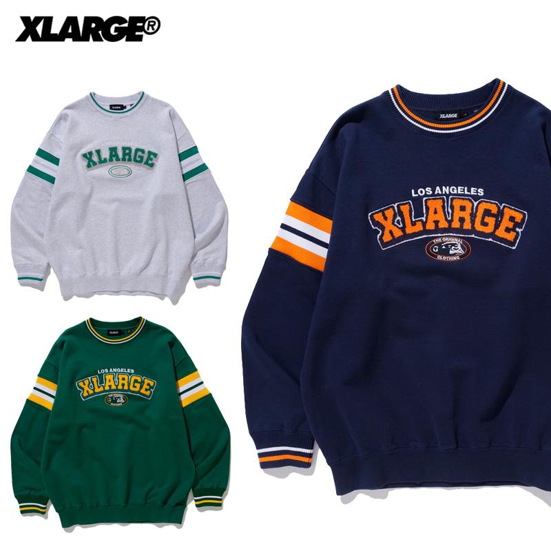 XLARGE エクストララージ X-LARGE STRIPED SLEEVE TEAM LOGO XLARGE エクストララージ X-LARGE STRIPED SLEEVE TEAM LOGO
