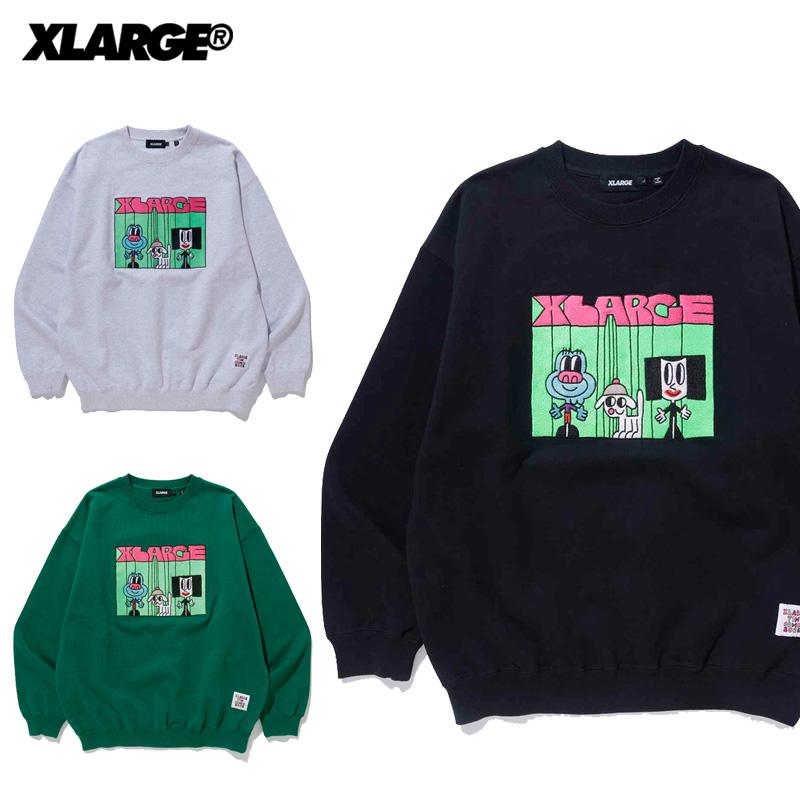 XLARGE エクストララージ X-LARGE TIM COMIX CREWNECK SWEAT クルー 