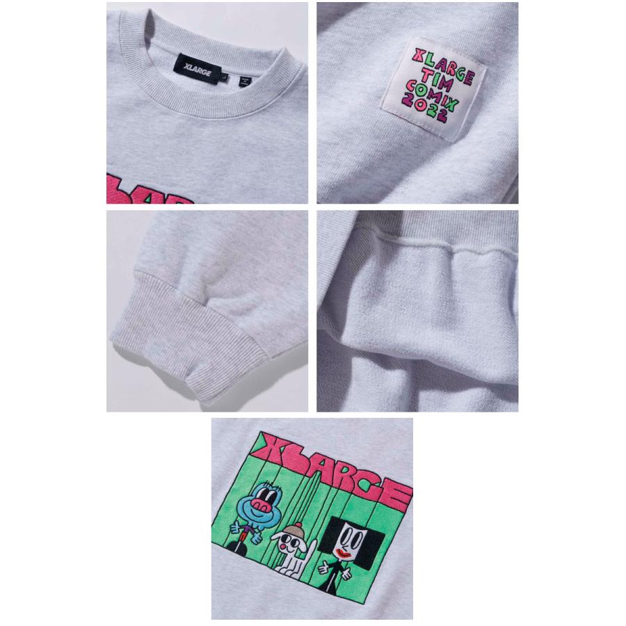 XLARGE エクストララージ X-LARGE TIM COMIX CREWNECK SWEAT クルー 