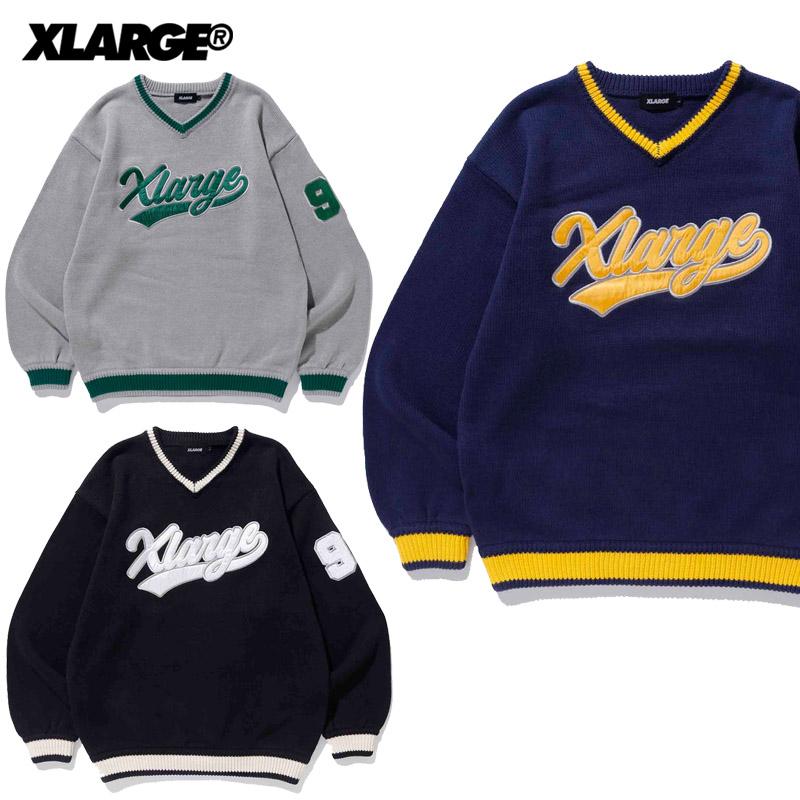 エクストララージ X-LARGE LINE V NECK KNIT Vネックセーター トップス メンズ[AA] : 101223015003 :  Neo Globe Yahoo!店 - 通販 - Yahoo!ショッピング