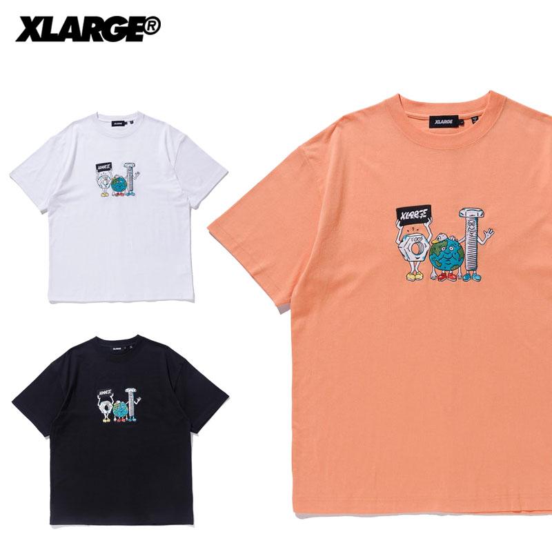 エクストララージ X-LARGE EMBORIDERED TRIO S/S TEE 半袖 Tシャツ 
