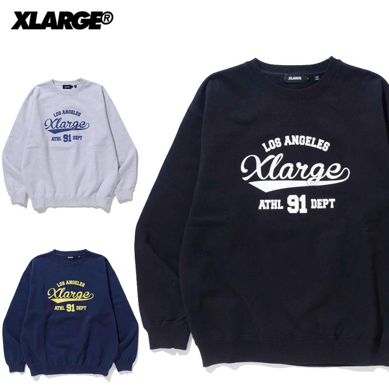 新品　XLARGE FOOTBALL CREW SWEATエクストララージ 新品 XLARGE FOOTBALL CREW SWEAT エクストララージ