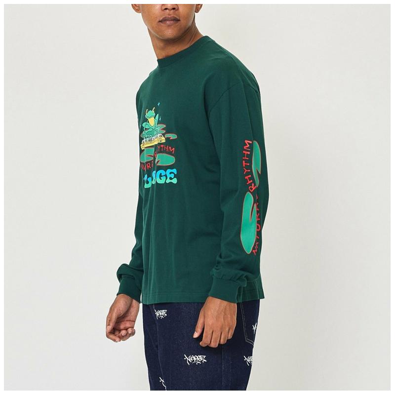 XLARGE 【並行輸入】エクストララージ NATURAL RHYTHM L S TEE ロングT