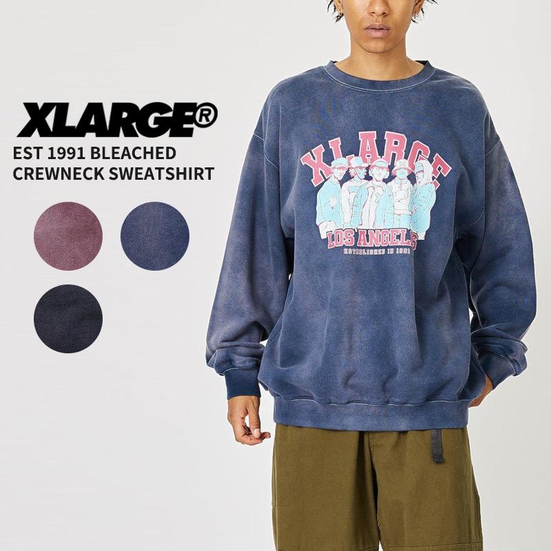 XLARGE 【並行輸入】エクストララージ EST 1991 BLEACHED
