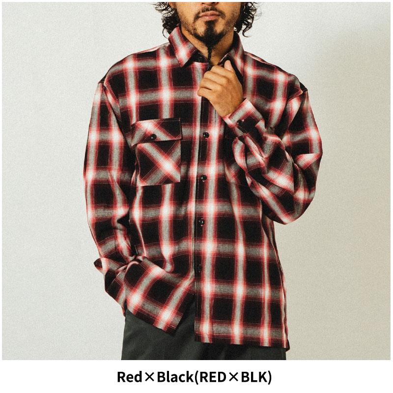 BIG MIKE（ビッグマイク） 長袖 ネルシャツ ライト フランネル シャツ