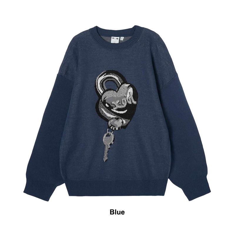 X-girl エックスガール(X-girl) KEY JACQUARD KNIT ジャガード X-girl エックスガール(X-girl) KEY JACQUARD KNIT ジャガード
