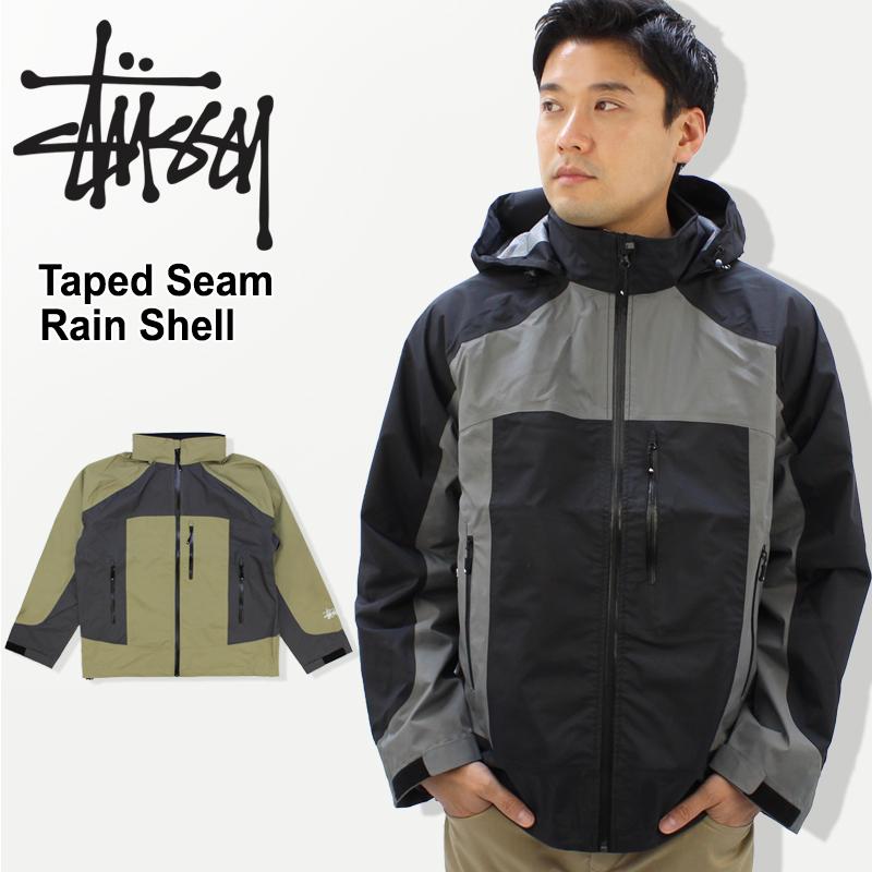 公式の ステューシー Stussy Taped Seam Rain Shell ナイロン ジャケット アウター メンズ 男性用 国内最安値 Www Muslimaidusa Org