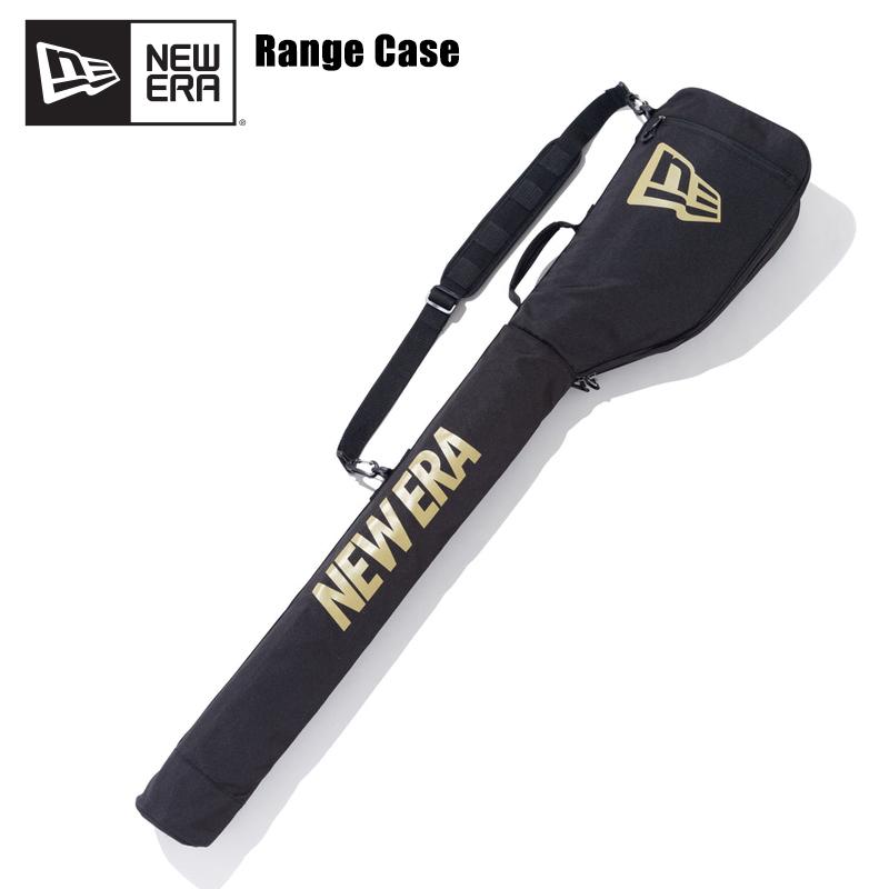 ニューエラ　NEWERA ゴルフ　レンジケース ワードマーク　ゴルフバック　黒 NEW ERA（ニューエラ） レンジケース ワードマーク フラッグロゴ Black