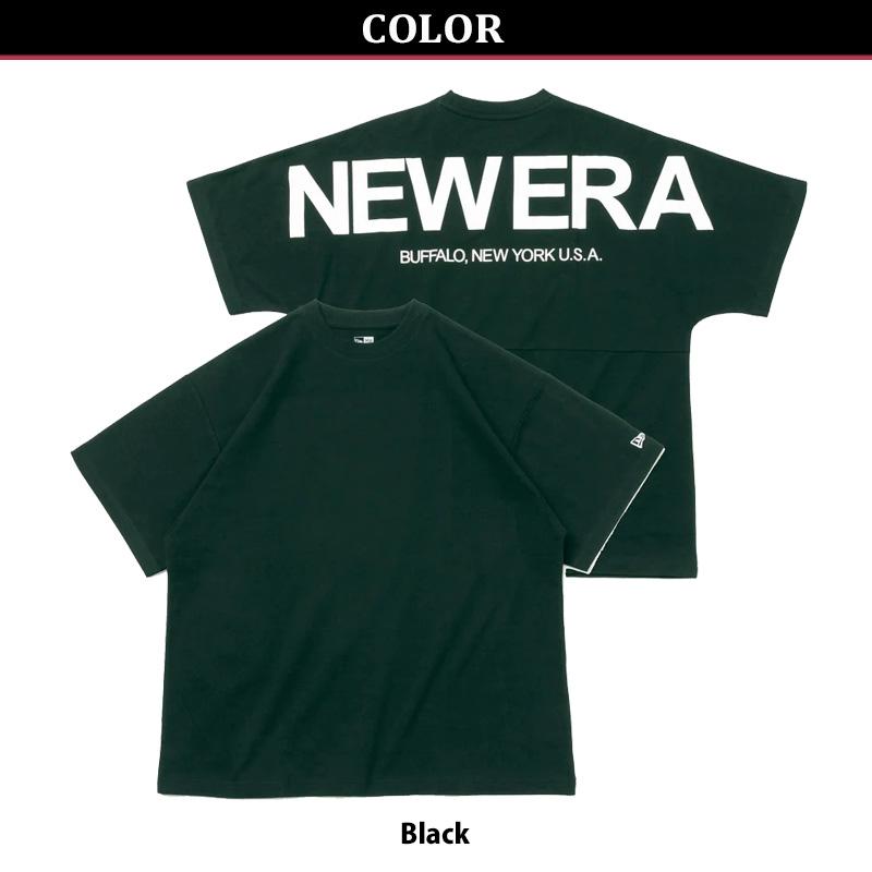 ニュー エラ NEW ERA 半袖 オーバーサイズド ドロップショルダー Tシャツ The Origin S/SL《Black》 半袖Tシャツ  トップス｜neo｜03