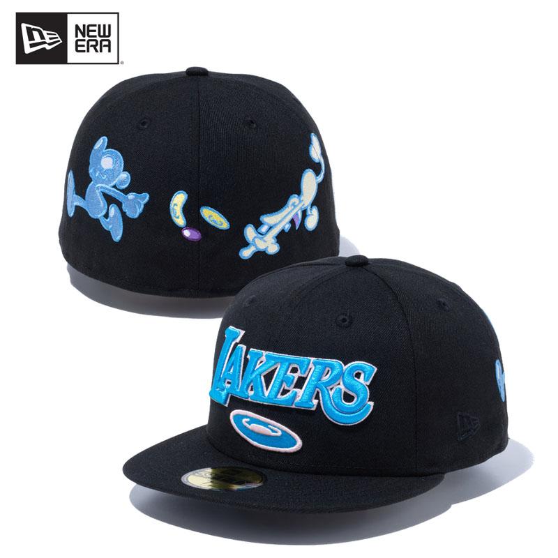 ニューエラ ロサンゼルス・レイカーズ 59FIFTY キャップ 7 3/8 NEW ERA 59FIFTY/5950 ロサンゼルス・レイカーズ BLACK SEAGLASS