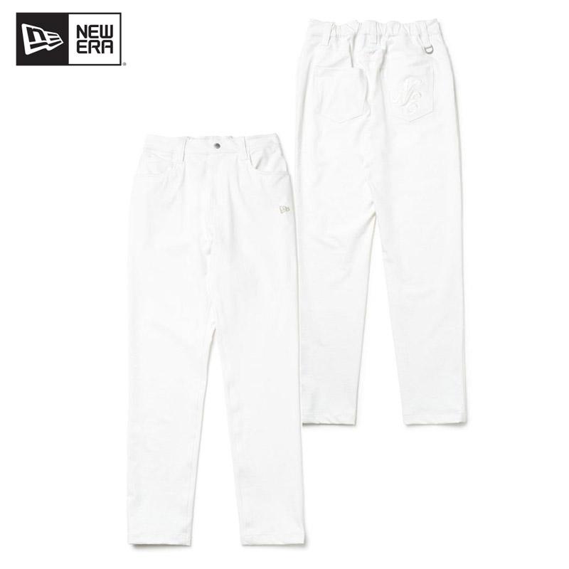 NEW ERA レディース ゴルフパンツ ホワイト（定価12,100円税込） NEW ERA（ニューエラ） NEW ERA WOMEN'S テーパード ストレッチパンツ