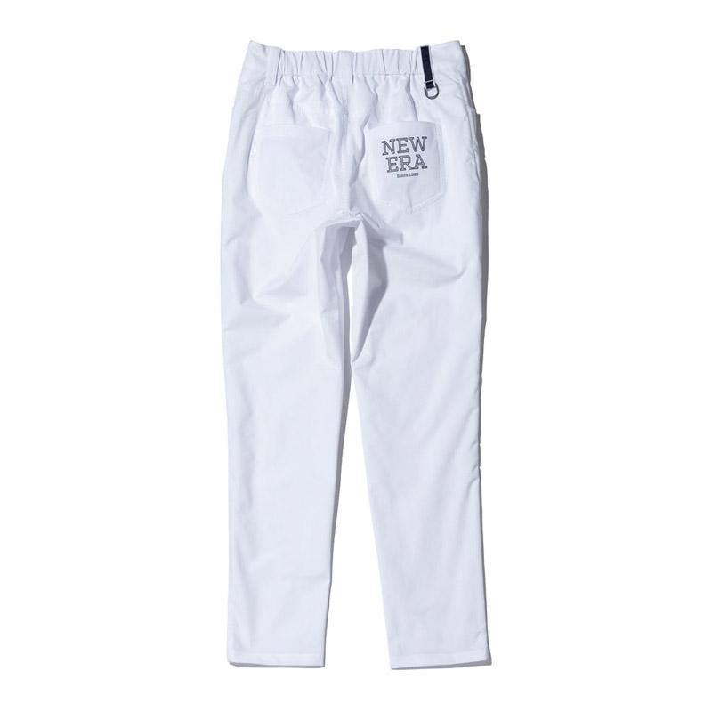 ニューエラ NEW ERA Women's テーパード ストレッチパンツ ホワイト × ネイビー ゴルフ ボトムス レディース ニューエラ 14108988 NEW ERA（ニューエラ） ニュー エラ NEW ERA Women's テーパード