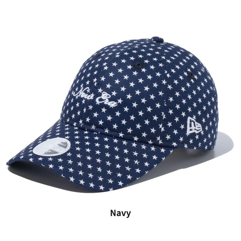 ニュー エラ NEW ERA Women's 9TWENTY ロングバイザー Star Pattern ネイビー レディース ゴルフ キャップ 帽子｜neo｜10