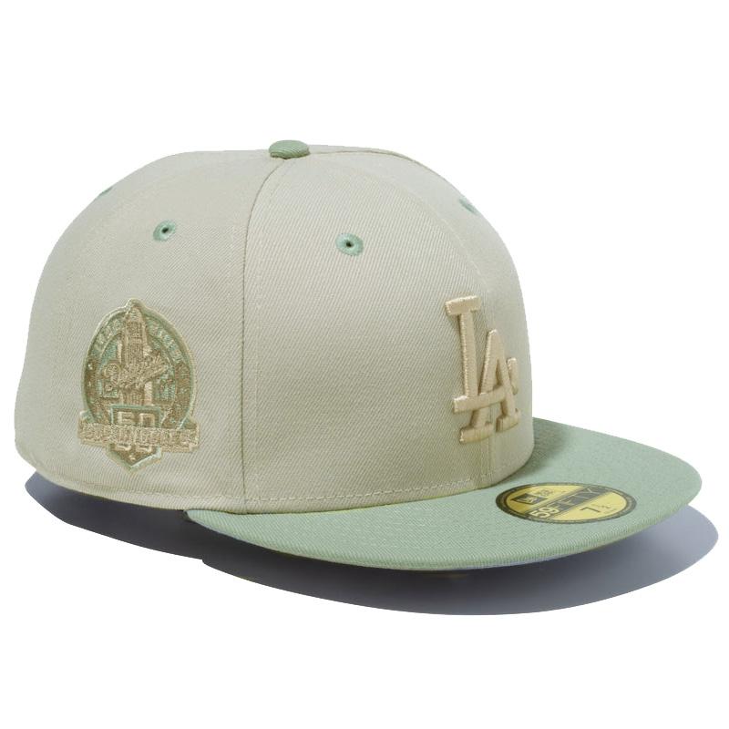 ニュー エラ NEW ERA 59FIFTY Light Green Pack ロサンゼルス・ドジャース ストーン/エベレストグリーン キャップ 帽子  [BB]｜neo｜03