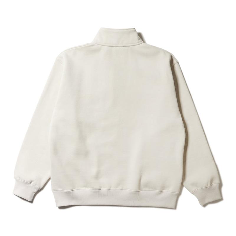 NEE ハーフジップ スウェット ホワイト Lサイズ NEE ハーフジップ スウェット ホワイト Lサイズ NEE HALF ZIP SWEAT