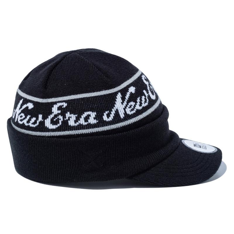 NEW ERA（ニューエラ） つば付きニット帽 ゴルフ バイザーニット ジャ