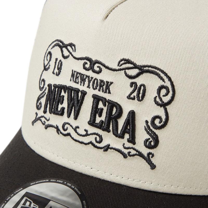 ホワイト ブラック トラッカーキャップ NEW ERA ニューエラ メンズ メッシュキャップ 帽子 レディース
