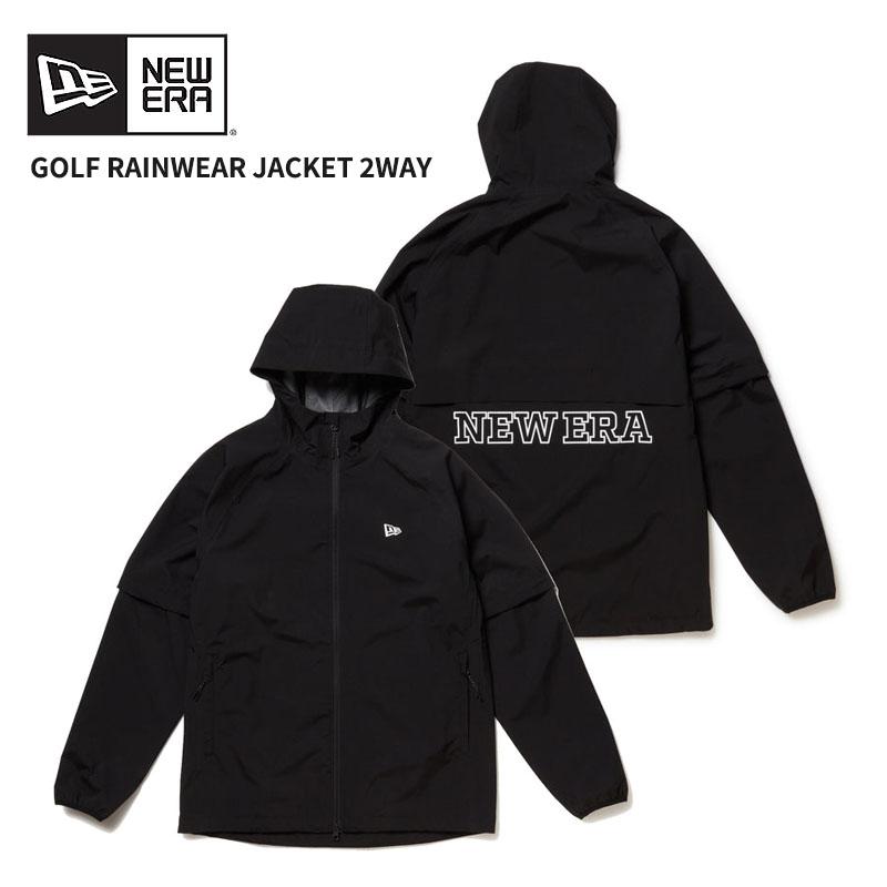 NEW ERA ゴルフ レインウェアセット Lサイズ ブラック レインウェア ジャケット パンツ セット ブラック | ゴルフ