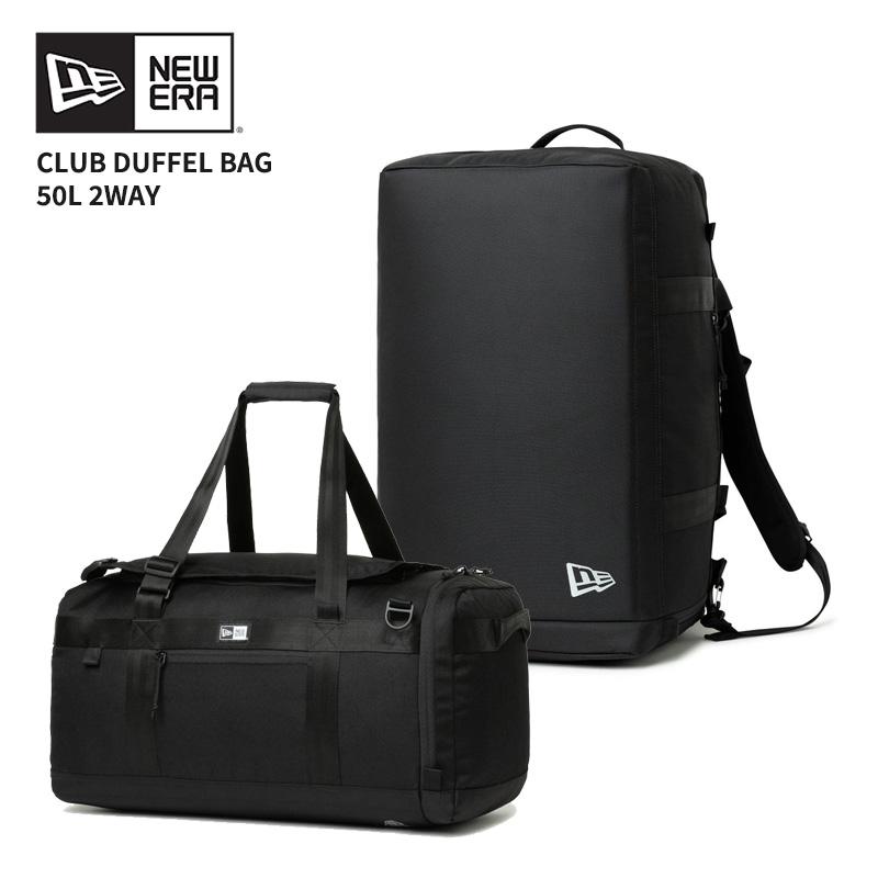 teru【超美品】ニューエラ ボストンバッグ 50L 2Way　ブラック NEW ERA（ニューエラ） ボストンバッグ クラブ ダッフルバッグ 50L