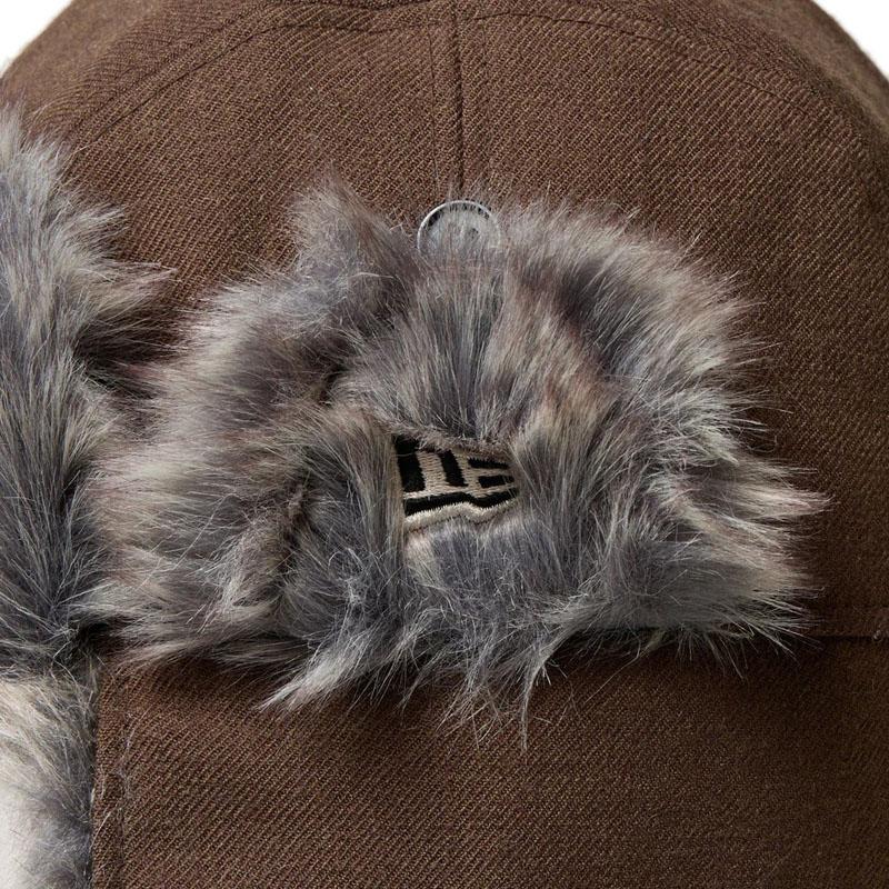 ニューエラ フライトキャップ NEW ERA トラッパー ウール ウォルナット アウトドア 帽子 秋 冬 14667620 NEW ERA（ニューエラ） フライトキャップ トラッパー ウール