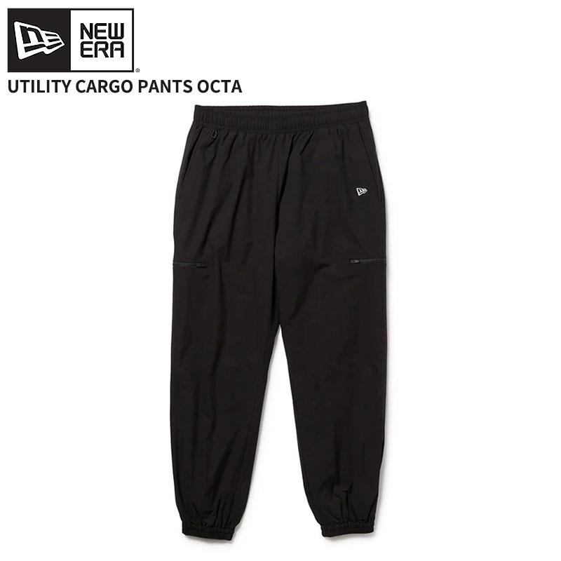 ニューエラ メンズ 高機能パンツ ジョガーパンツ NEW ERA ユーティリティー カーゴパンツ OCTA 吸湿速乾性 ブラック 14668833 NEW ERA（ニューエラ） メンズ 高機能パンツ ジョガーパンツ