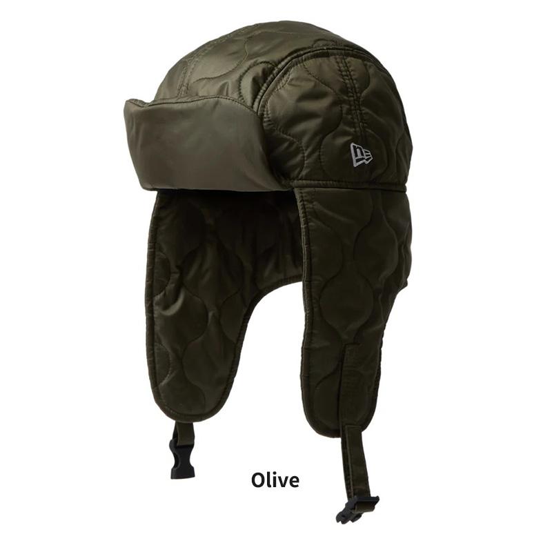 ニューエラ トラッパー カーキ オリーブ XL 新品未使用 NEW ERA（ニューエラ） ダウンキャップ トラッパー Militaly Quilt